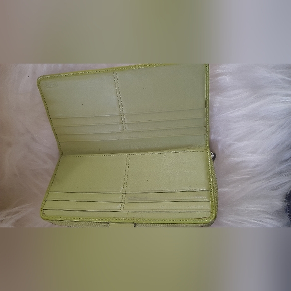 Coach Green vintage snap clutch wallet - Picture 6 of 8